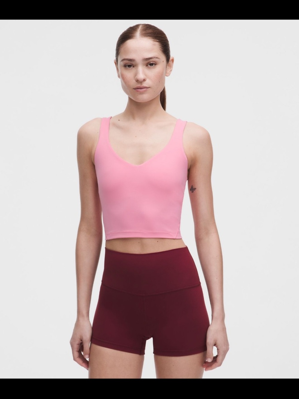 lululemon athletica Align Tank in Coral-Red